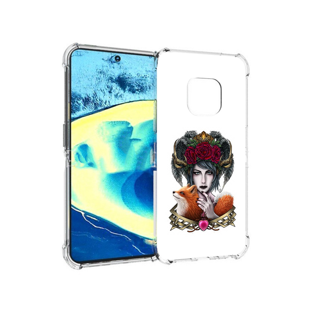 

Чехол MyPads Tocco для Nokia XR20 девушка с лисой (PT161671.111.314), Прозрачный, Tocco