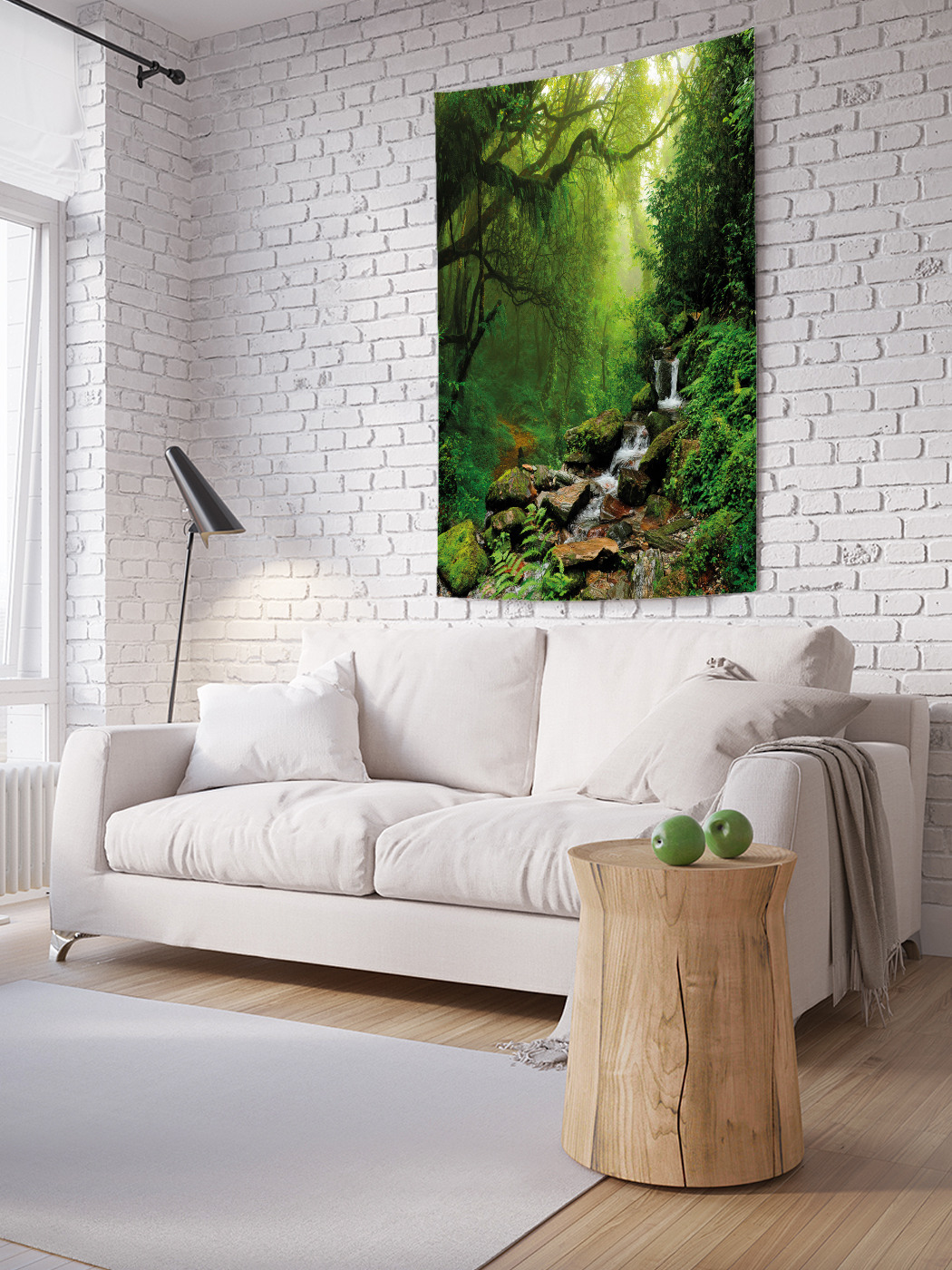 

Вертикальное фотопанно на стену JoyArty Ручей в лесу 100x150 см, Ручей в лесу