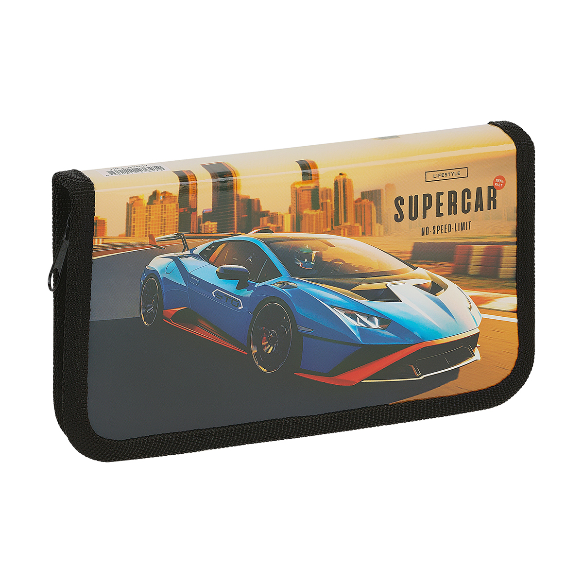 

Пенал ArtSpace 1 отделение, 190*110 Supercar, ламинированный картон, Разноцветный