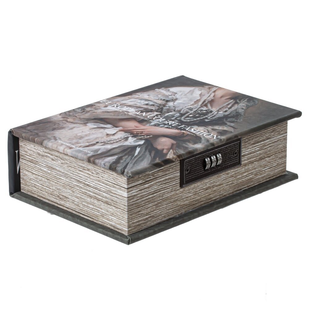 

Шкатулка-книга с кодовым замком Flando Д16 Ш7 В22 см 804186, Бежевый