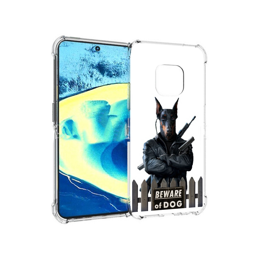 

Чехол MyPads Tocco для Nokia XR20 доберман (PT161671.111.332), Прозрачный, Tocco
