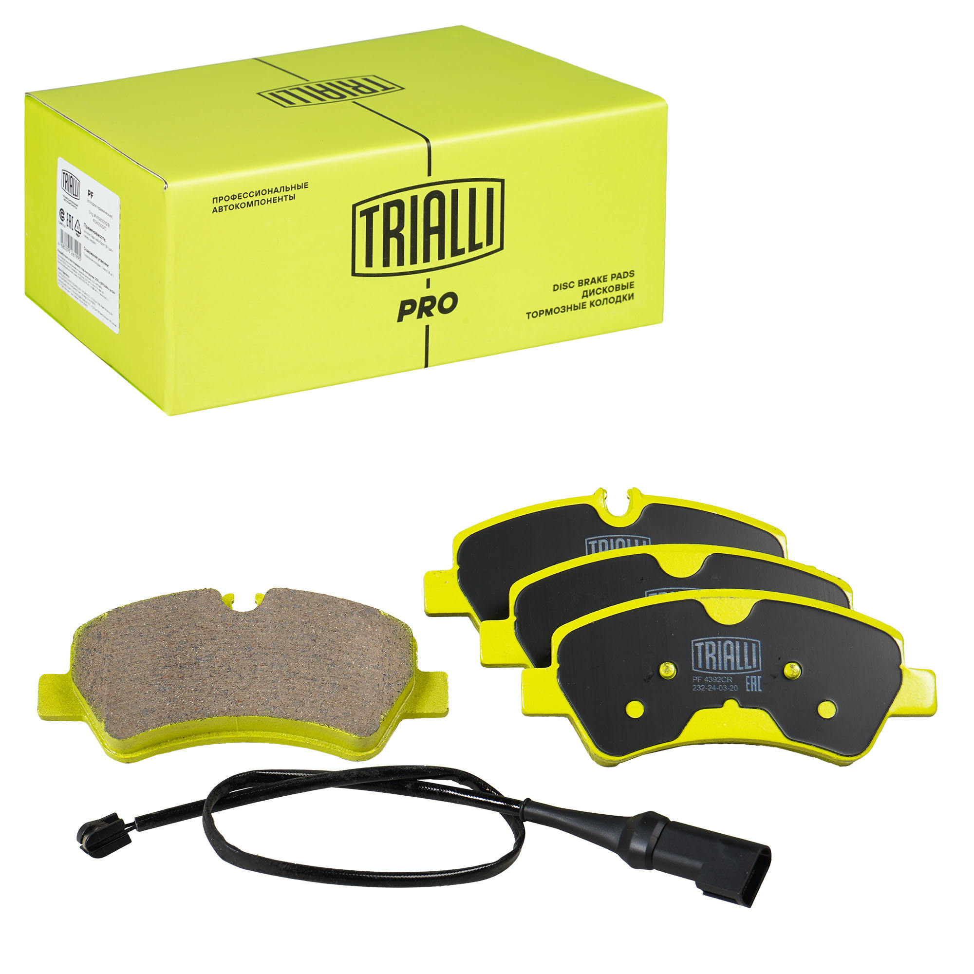 

Колодки тормозные дисковые керамические задние TRIALLI PF 4392CR