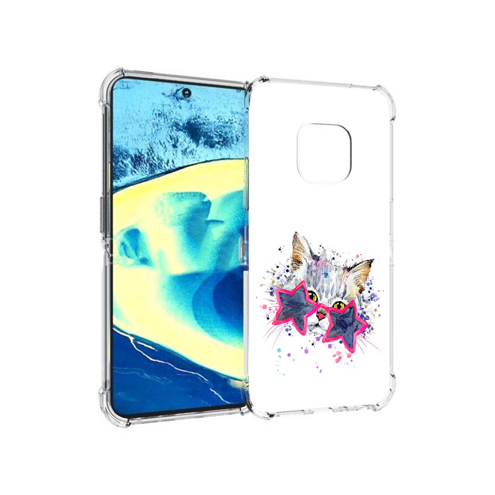 

Чехол MyPads Tocco для Nokia XR20 звездные очки (PT161671.111.353), Прозрачный, Tocco