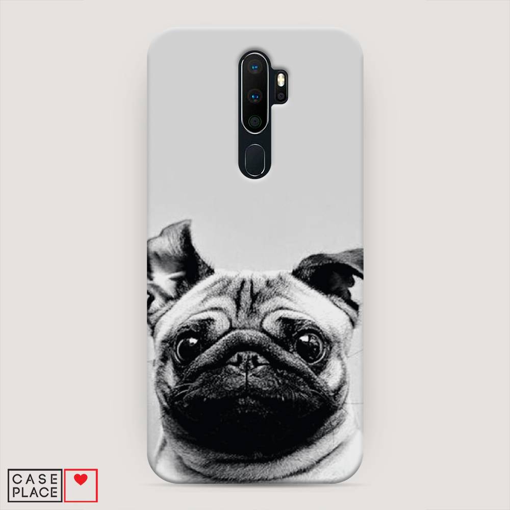 

Пластиковый чехол "Ушастый мопс" на Oppo A5 (2020), 251320-1