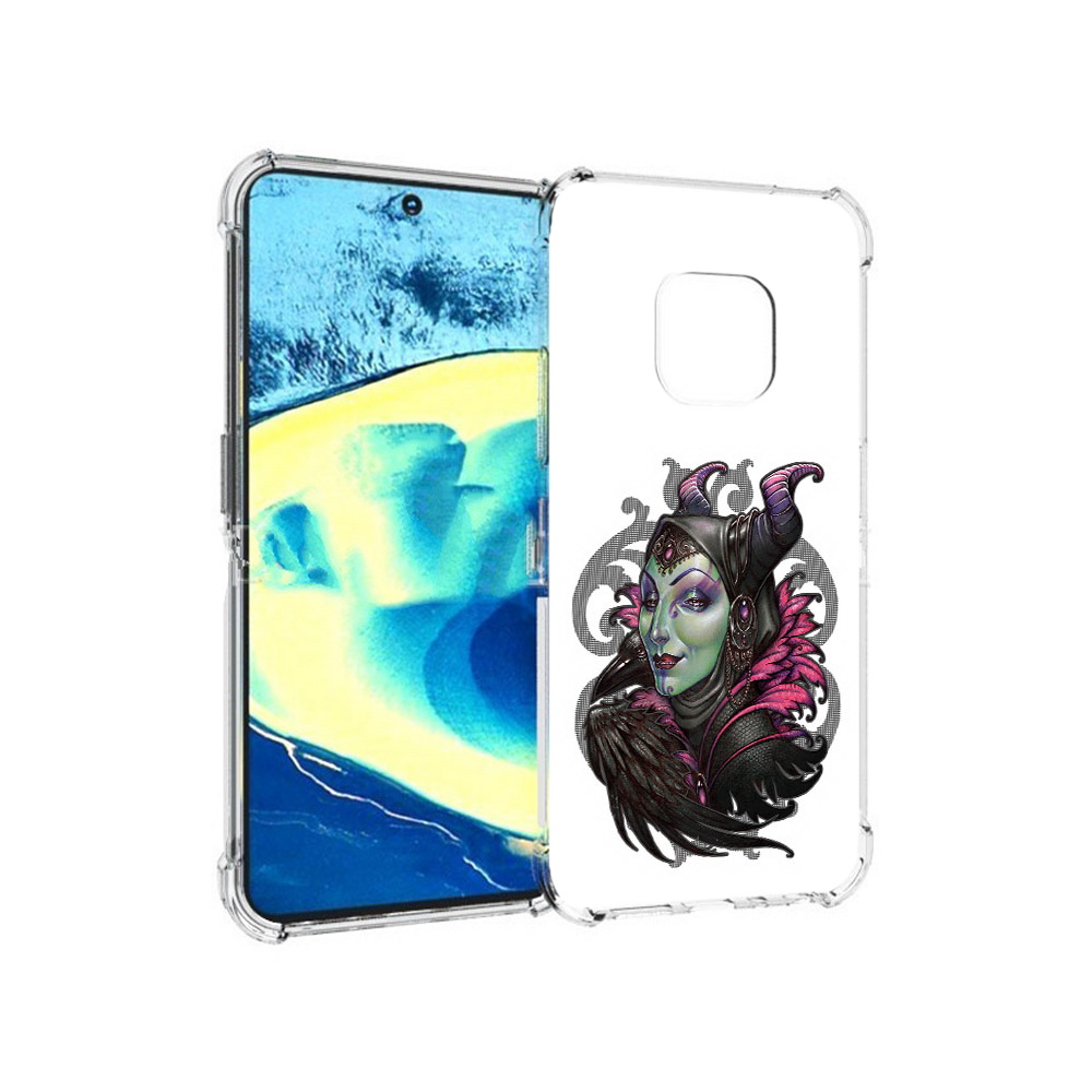 

Чехол MyPads Tocco для Nokia XR20 зеленая девушка с вороном (PT161671.111.357), Прозрачный, Tocco