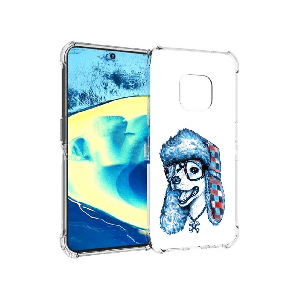 

Чехол MyPads Tocco для Nokia XR20 зимний пес (PT161671.111.362), Прозрачный, Tocco