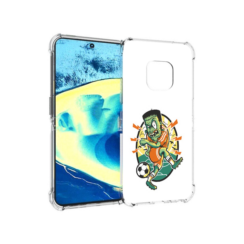 

Чехол MyPads Tocco для Nokia XR20 зомби футболист (PT161671.111.368), Прозрачный, Tocco