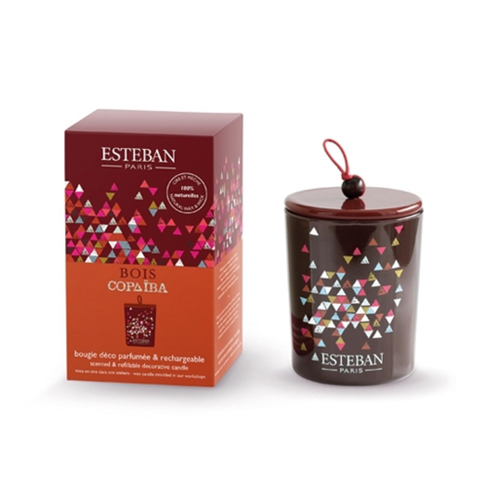 

Ароматическая свеча Esteban Дерево копайба 170 г