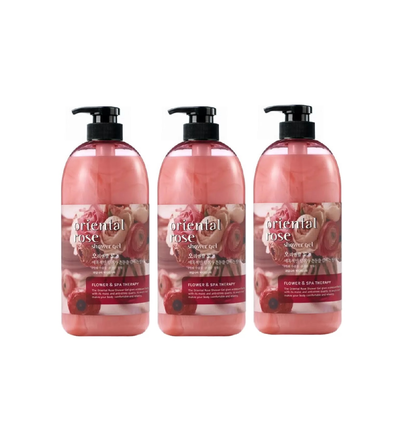 Гель для душа Welcos Body Phren Shower Gel Oriental Rose 730 мл 3 шт