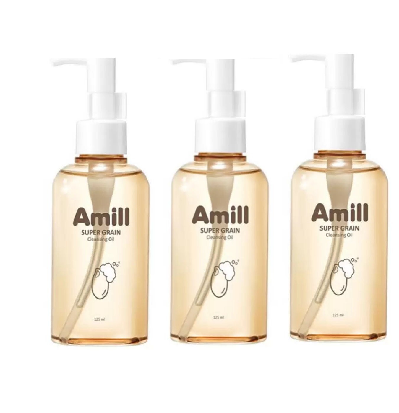 

Масло для лица Amill super grain очищающее 125 мл 3 шт, SUPER GRAIN CLEANSING OIL