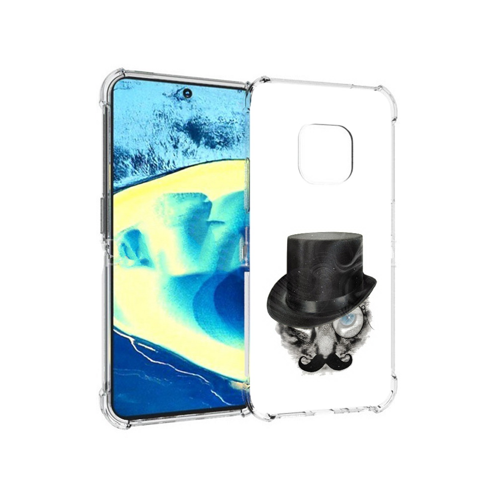 

Чехол MyPads Tocco для Nokia XR20 интелегентный кот (PT161671.111.378), Прозрачный, Tocco