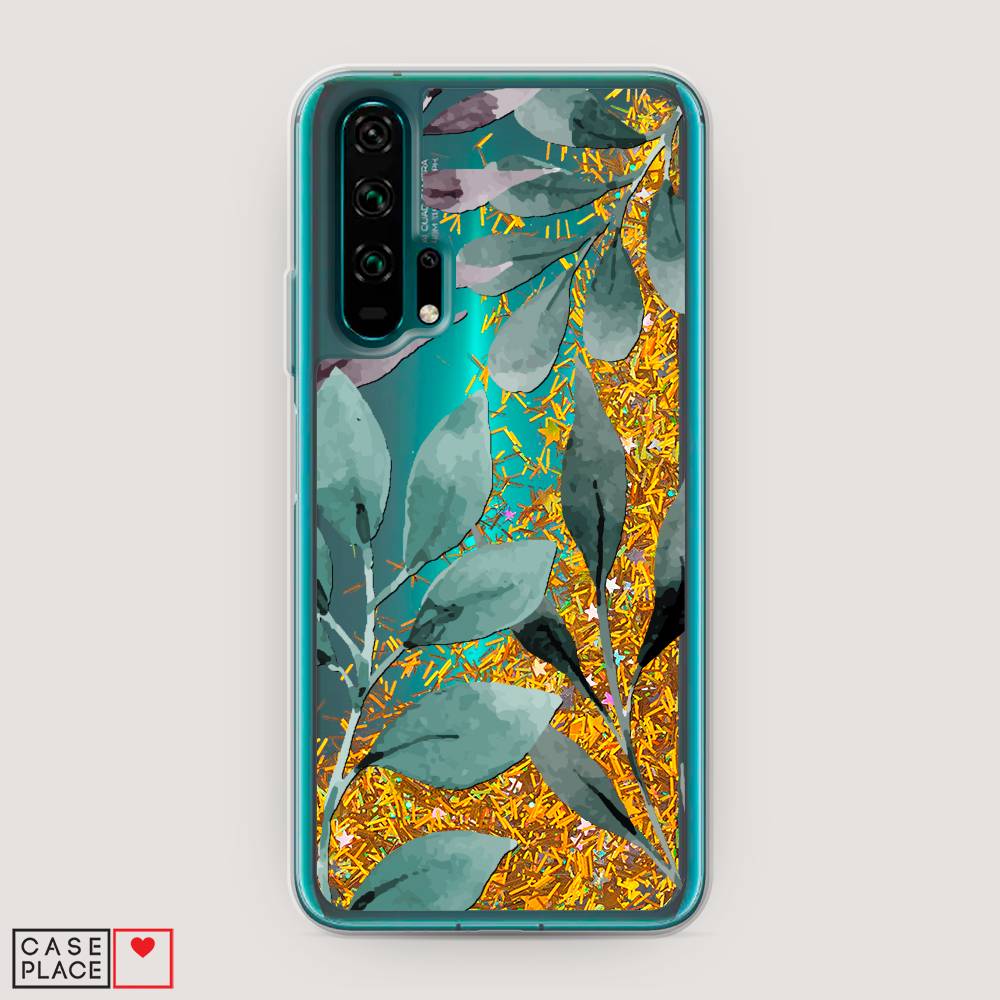 

Чехол Awog на Honor 20 Pro "Листы цветов", Разноцветный, 69390-1