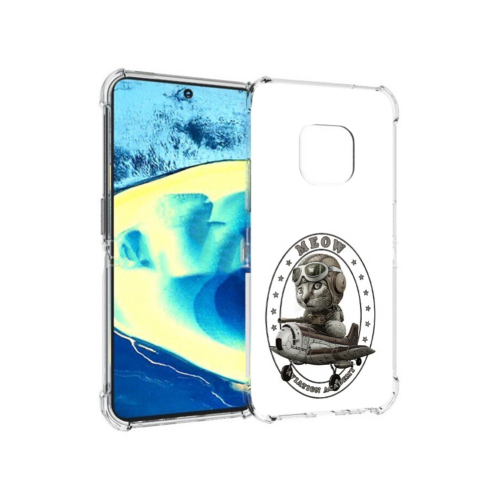 

Чехол MyPads Tocco для Nokia XR20 кот в самолете (PT161671.111.395), Прозрачный, Tocco