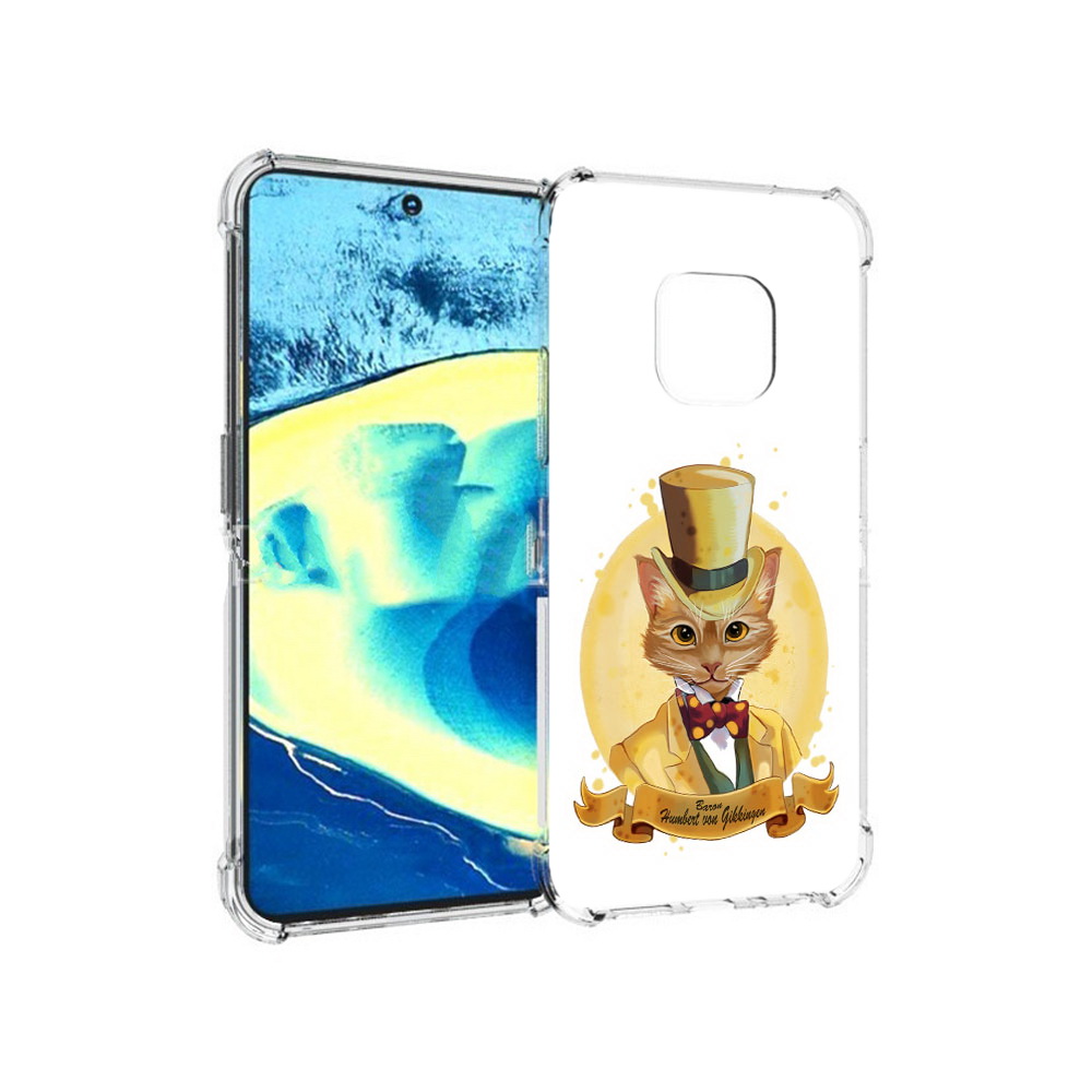 

Чехол MyPads Tocco для Nokia XR20 кот юрист (PT161671.111.401), Прозрачный, Tocco