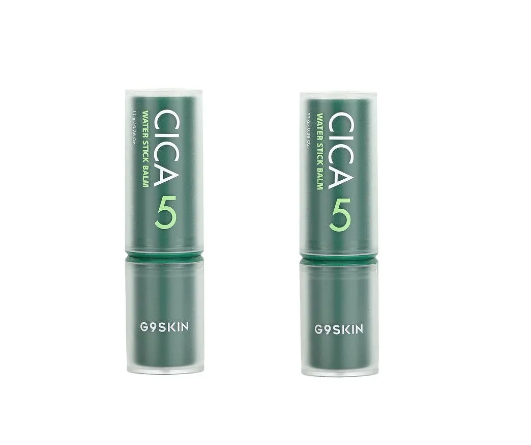 Бальзам-стик для лица G9SKIN Cica 5 Water stick balm успокаивающий 2 шт