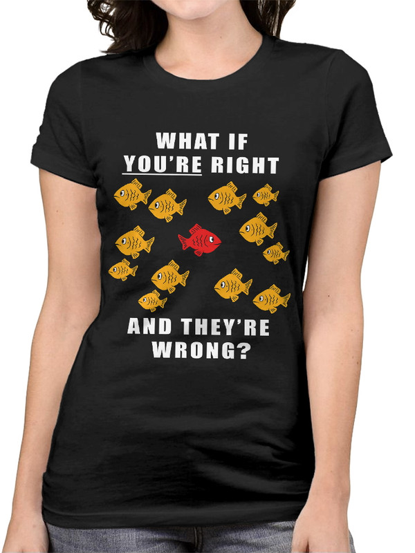 

Футболка женская Dream Shirts Рыбки Фарго 54589611 черная 2XL, Рыбки Фарго 54589611
