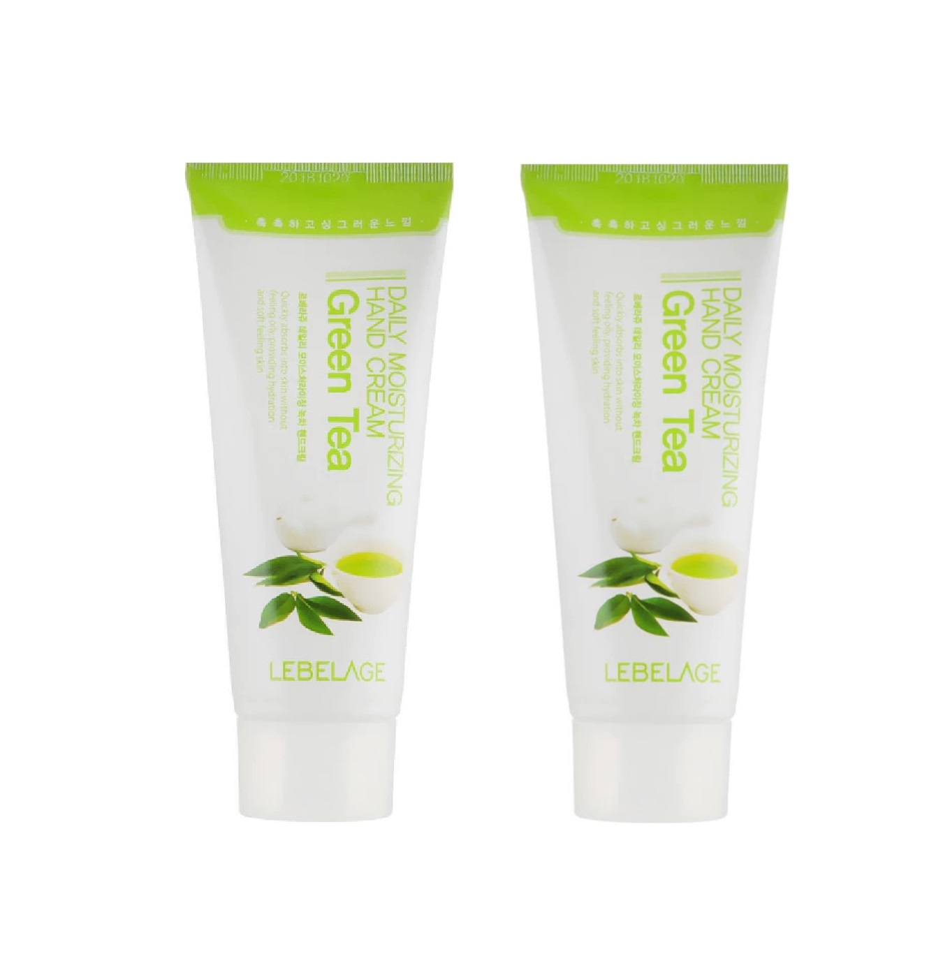 Крем для рук Lebelage Daily Moisturizing Green Tea Hand Cream 100 мл 2 шт