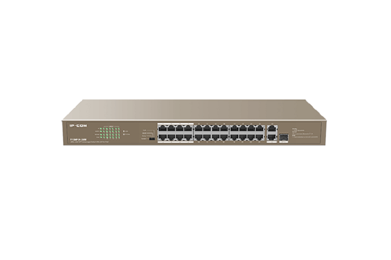 фото Коммутатор ip-com f1126p-24-250w серебристый