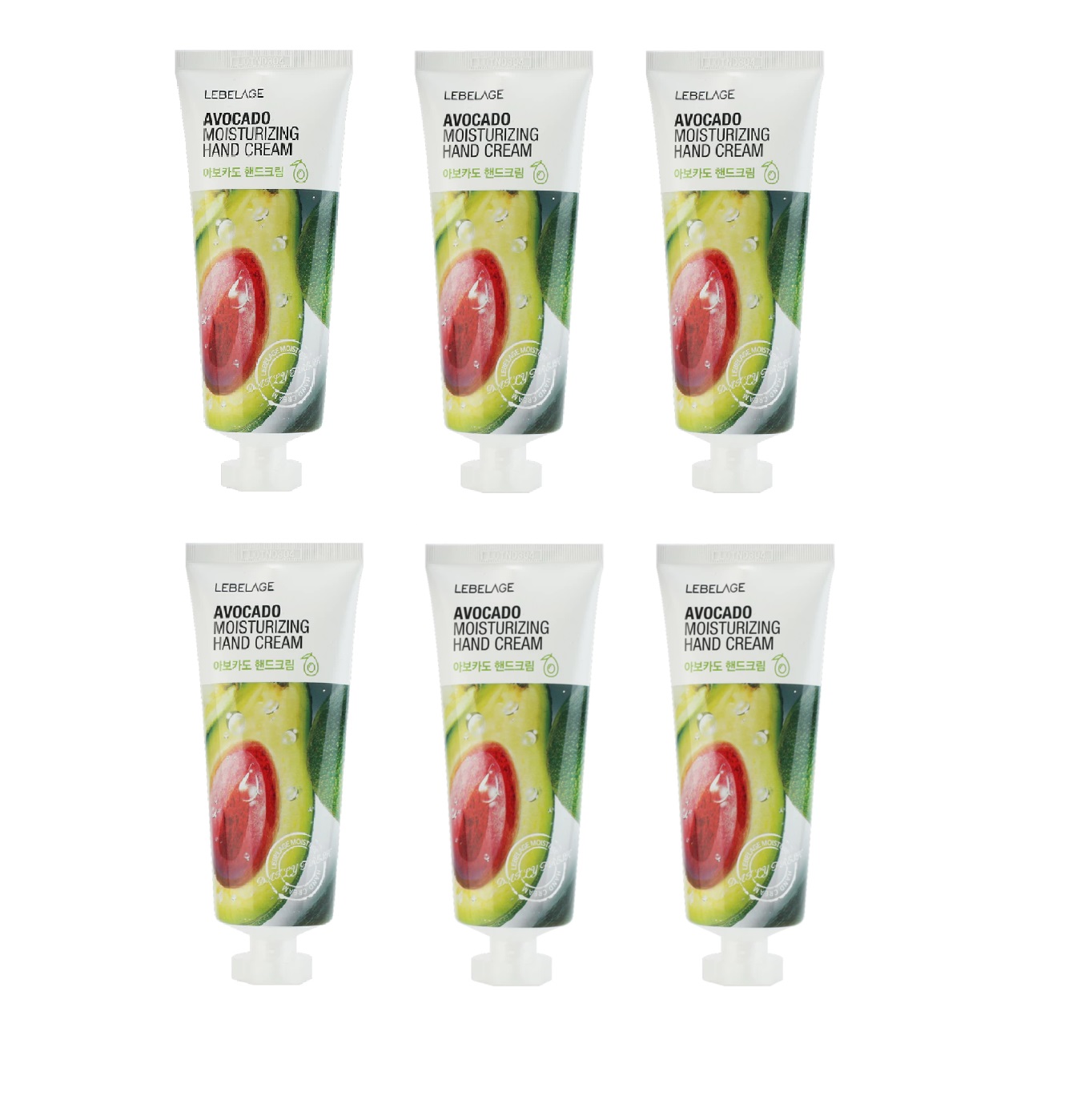 Крем для рук Lebelage с экстрактом авокадо Moisturizing Avocado 100 мл 6 шт