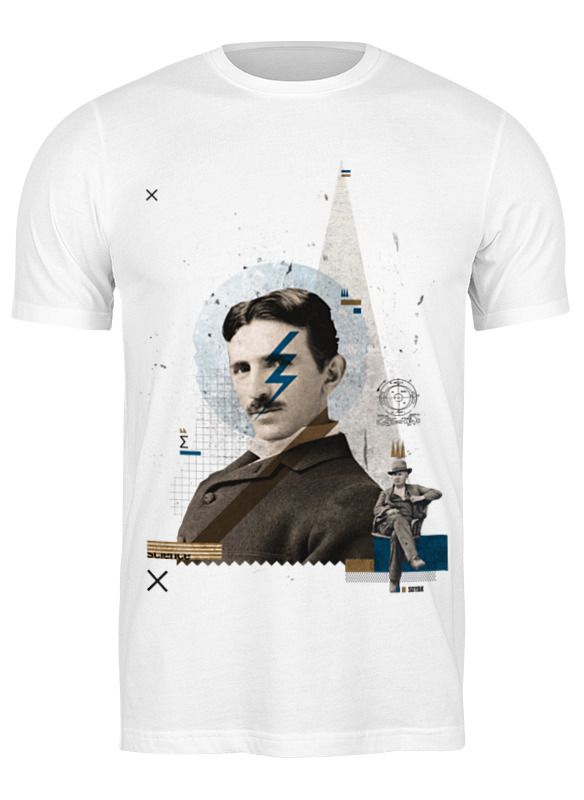 

Футболка мужская Printio Nikola soyak белая XL, Белый, Nikola soyak