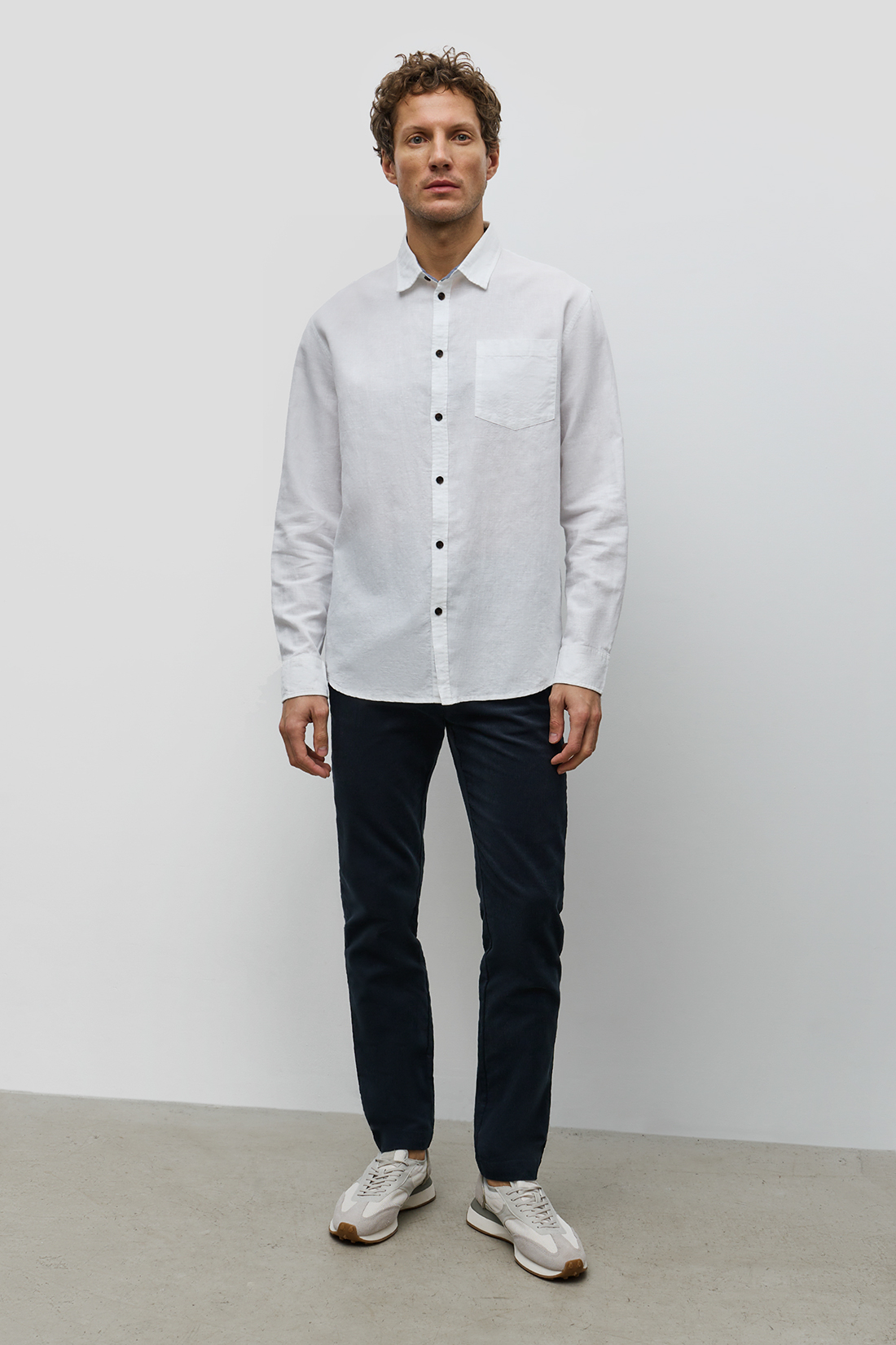 

Брюки мужские Baon B7923003 синие 2XL, Синий, B7923003