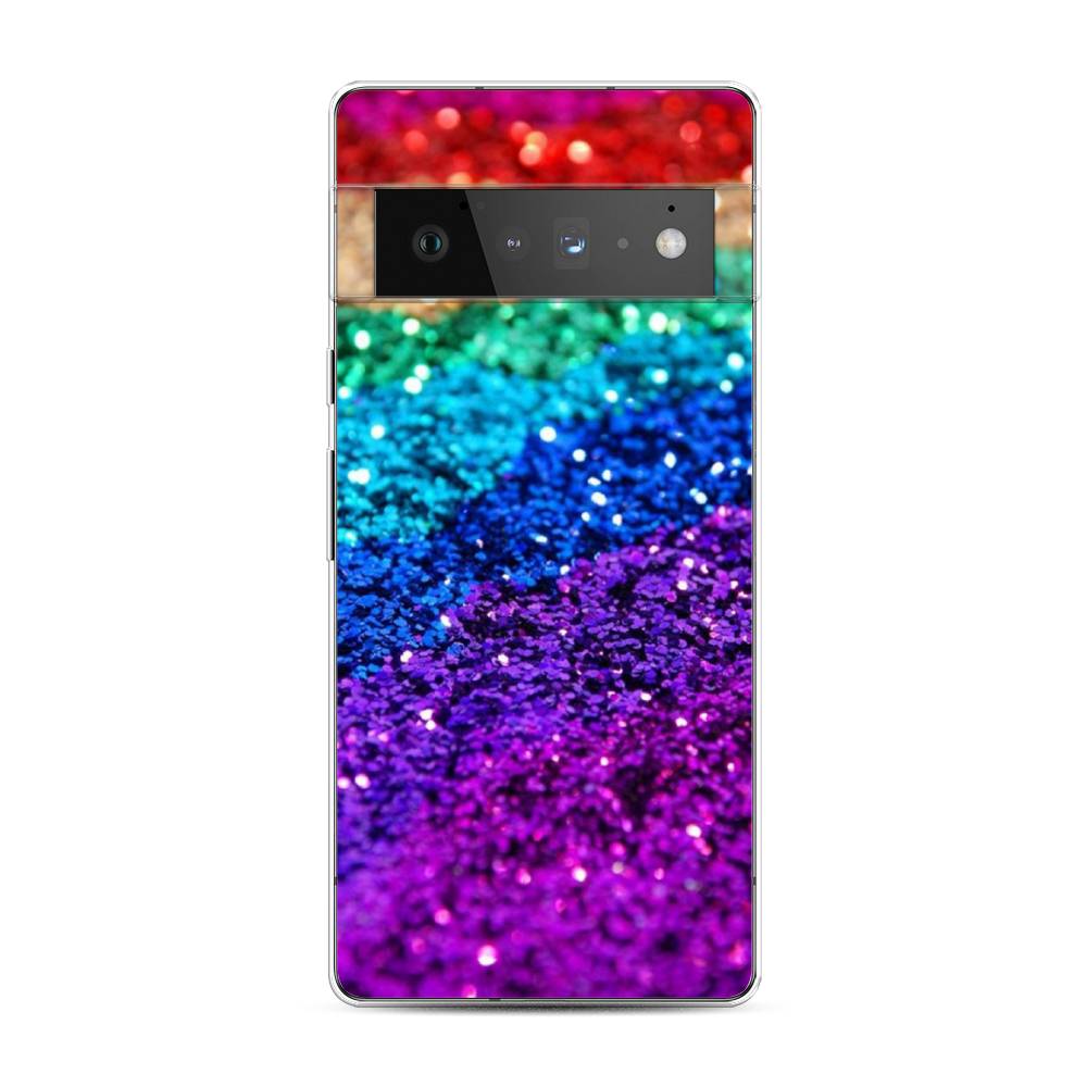 

Чехол Awog на Google Pixel 6 Pro "Блестящая радуга рисунок", Разноцветный, 270950-3