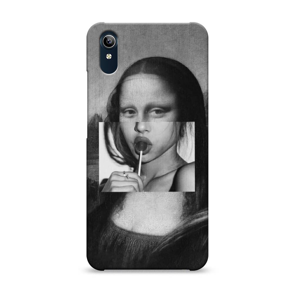 

Пластиковый чехол "Mona Lisa sucking lollipop" на Vivo Y91c, 262820-7
