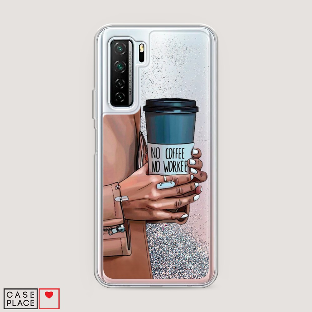 

Чехол Awog на Huawei P40 lite 5G/Honor 30S Global/Nova 7 SE "No coffee", Разноцветный, 6102891-1