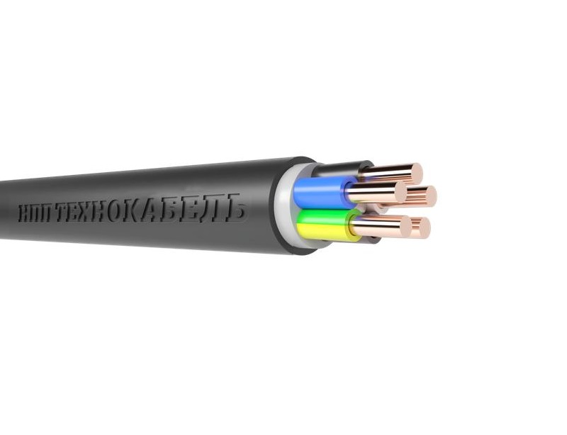 Кабель ППГнг(А)-HF 5х1.5 ОК (N PE) 0.66кВ (м) Технокабель 00-00148274