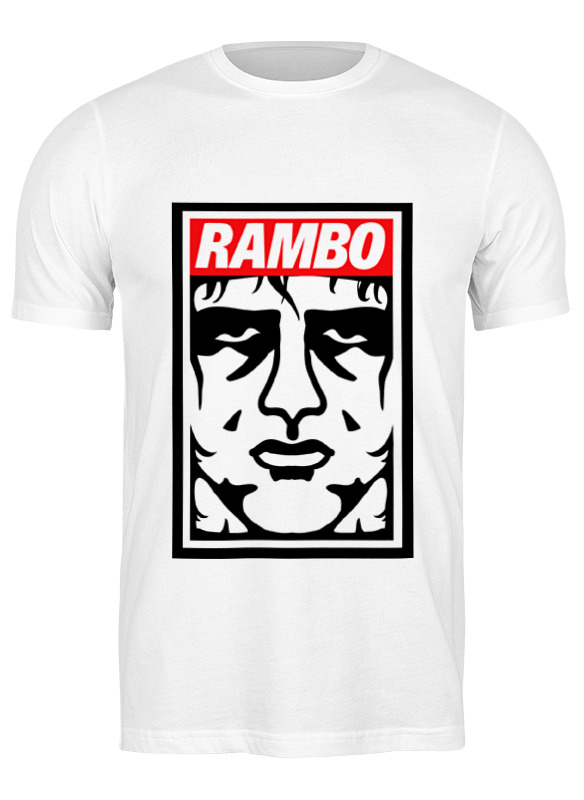 

Футболка мужская Printio Рэмбо (rambo) белая XL, Белый, Рэмбо (rambo)