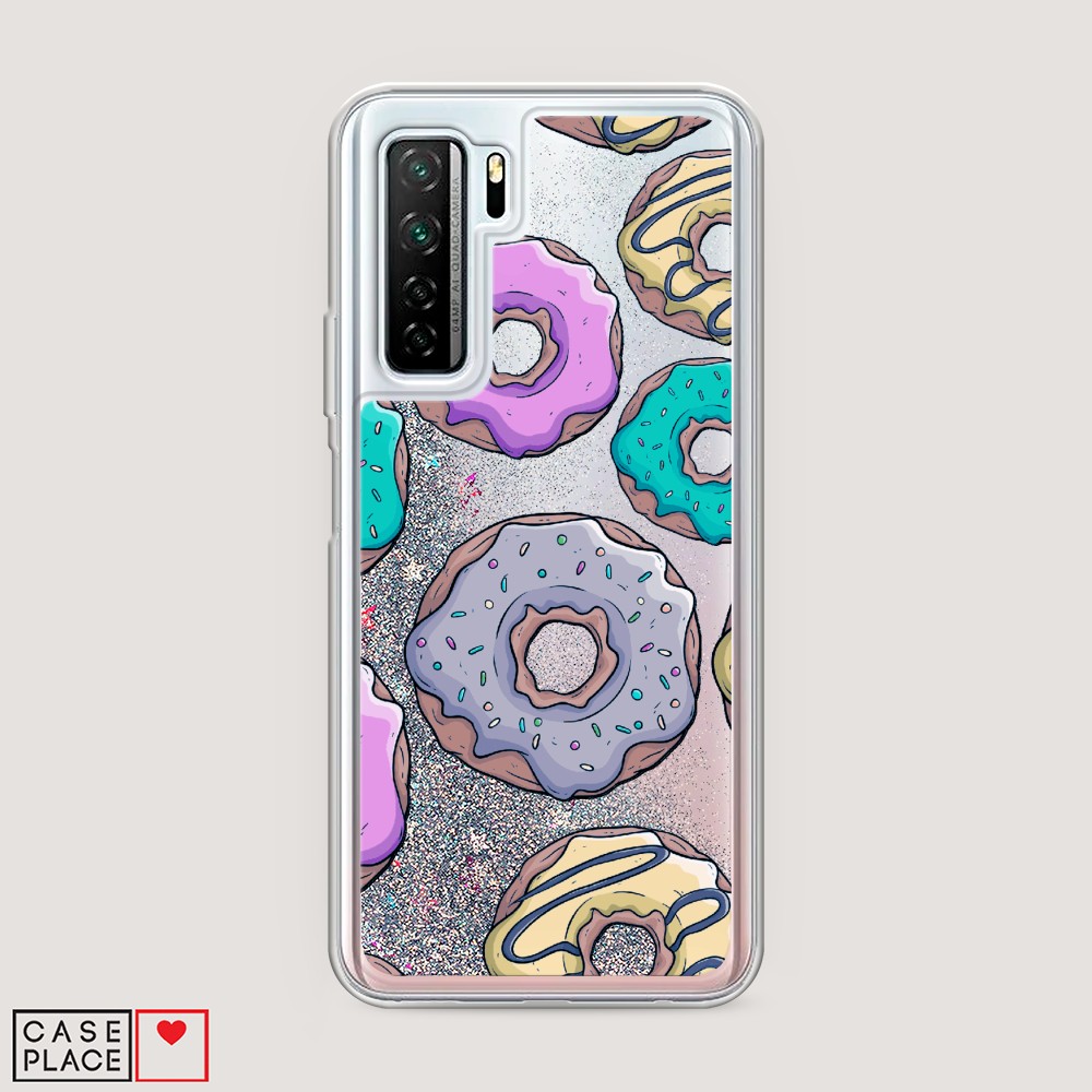 

Чехол Awog на Huawei P40 lite 5G/Honor 30S/Nova 7 SE "Разноцветные пончики в глазури 2", Разноцветный, 6102891-1