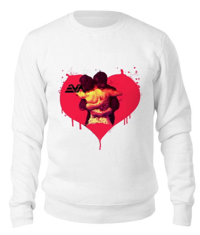 

Свитшот унисекс Printio Love you белый L, Love you