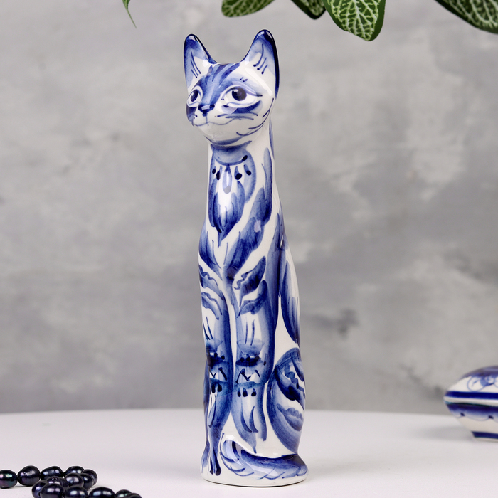 

Сувенир Кот Египет, малый, гжель, 10688219