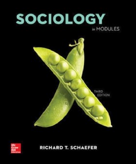 

Sociology In Modules 3 edition / Schaefer