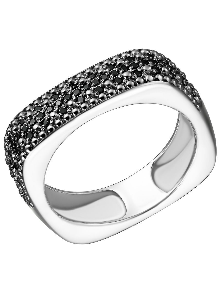 Кольцо из серебра р. 18 Ювелирочка 1063380, шпинель