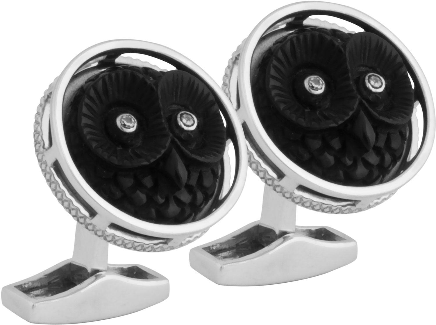 

Запонки из серебра с шпинелью Tateossian CL3858, CL3858
