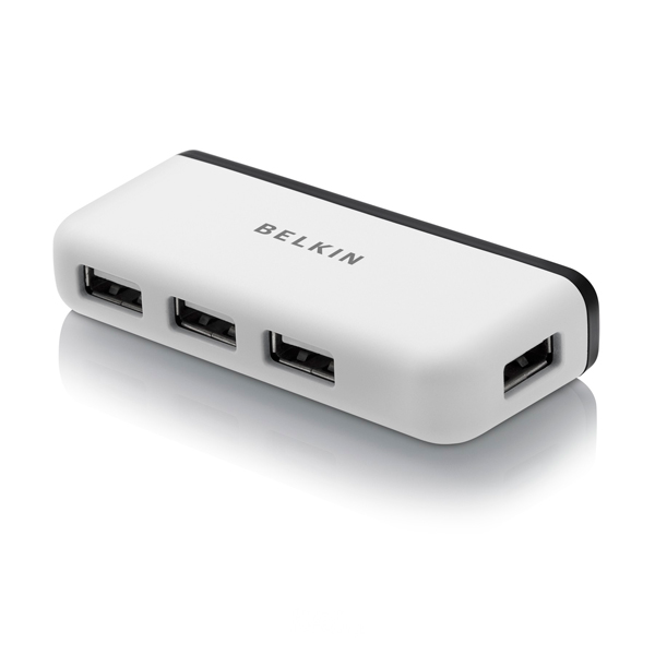 фото Разветвитель для компьютера belkin 4xusb встроенный кабель usb папа (f4u021bt)