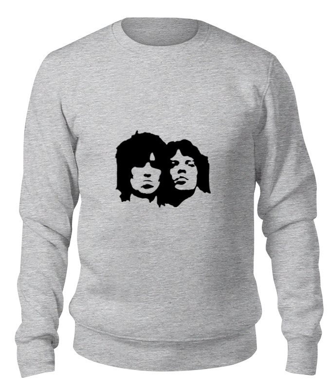 

Свитшот унисекс Printio The rolling stones серый L, The rolling stones