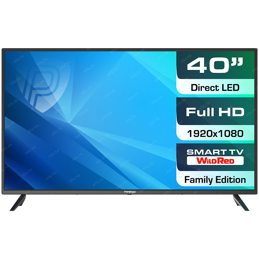 фото Телевизор prestigio 40" top wr black (ptv40ss06y_cis_bk)