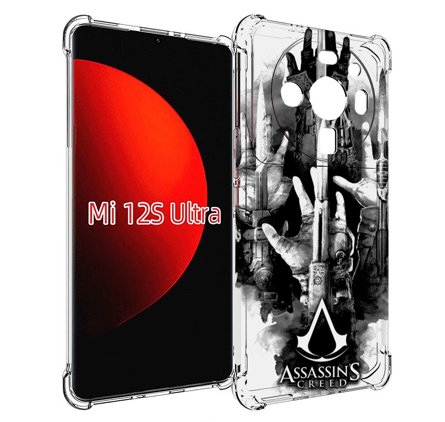 

Чехол MyPads Assassin's Creed скрытый клинок для Xiaomi 12S Ultra, Прозрачный, Tocco