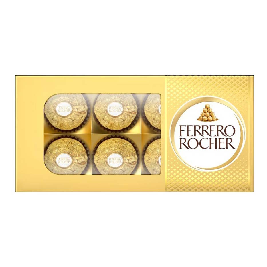 Конфеты шоколадные Ferrero Rocher из молочного шоколада 75 г
