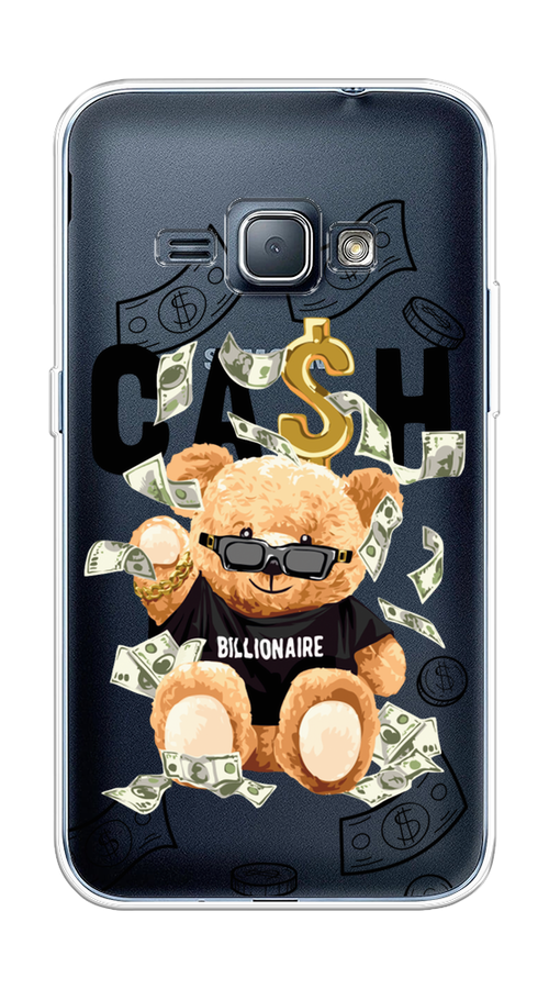 

Чехол на Samsung Galaxy J1 2016 "Big cash", Черный;серый;бежевый, 22150-6