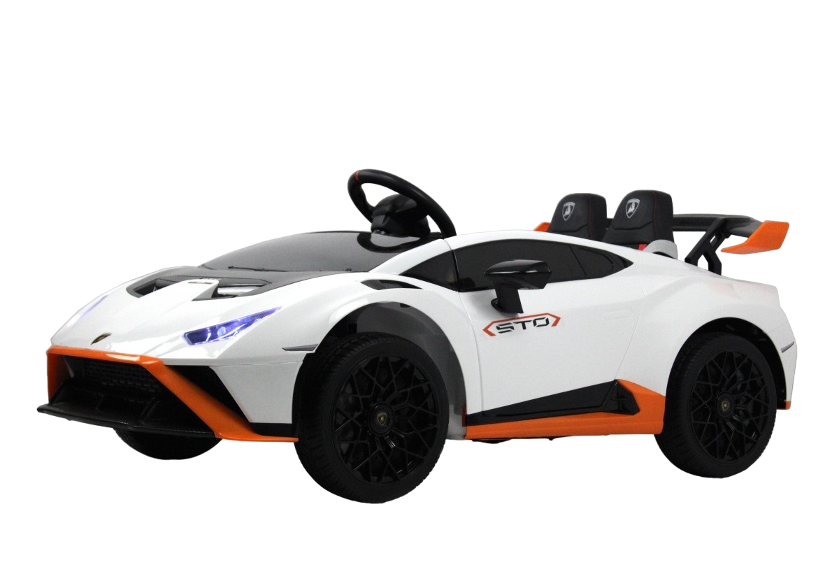 RiverToys Детский электромобиль Lamborghini Huracan STO (E888EE) белый