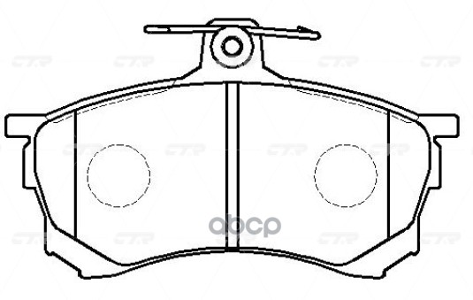 

Колодки Тормозные Gk0629 / Ckm-61 Mitsubishi Carisma 95- Fr CTR арт. GK0629