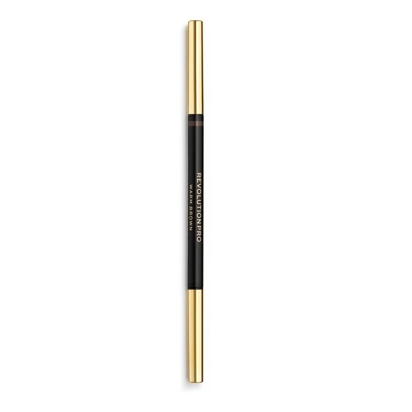 Карандаш для бровей REVOLUTION Pro Define Brow Pencil контурный, тон Warm Brown, 0,8 г eveline карандаш для бровей micro precise brow pencil водостойкий