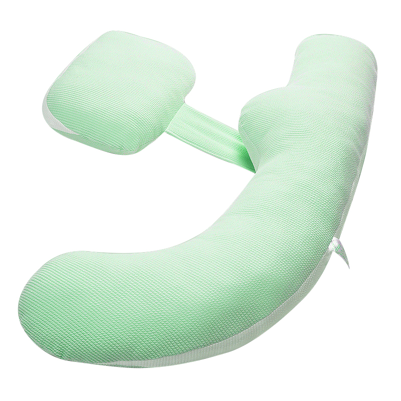 фото Подушка для кормящих и беременных зеленый/белый nuobi