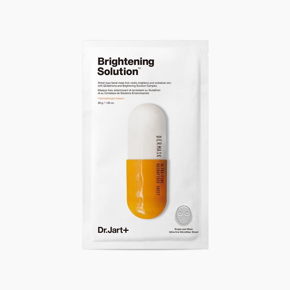 Маска для лица Dr.Jart++ Dermask Micro Jet Brightening Solution Pack 28 г ma nyo осветляющая ночная маска vitamin tree brightening pack 75