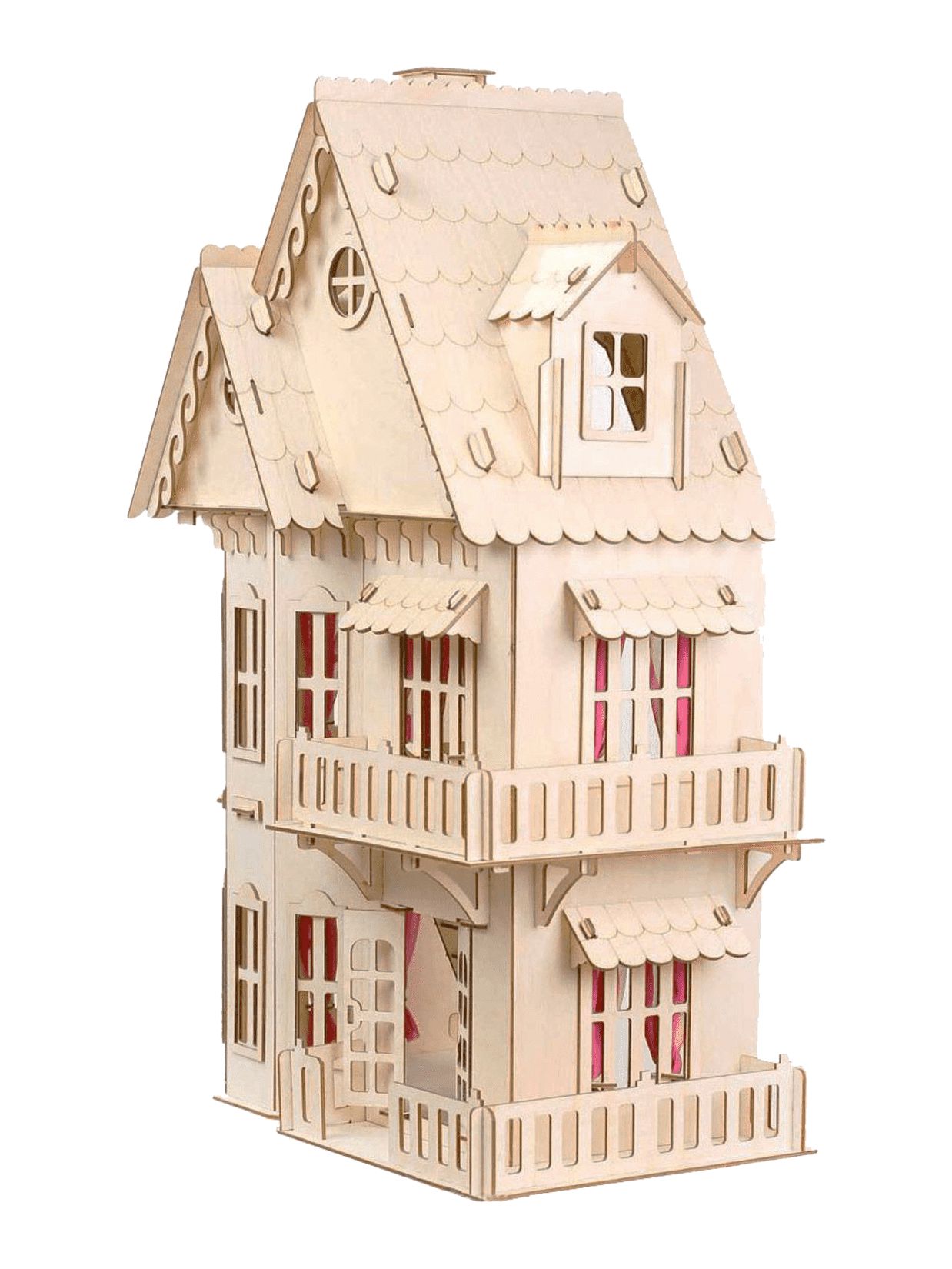 Конструктор деревянный Polly Кукольный домик