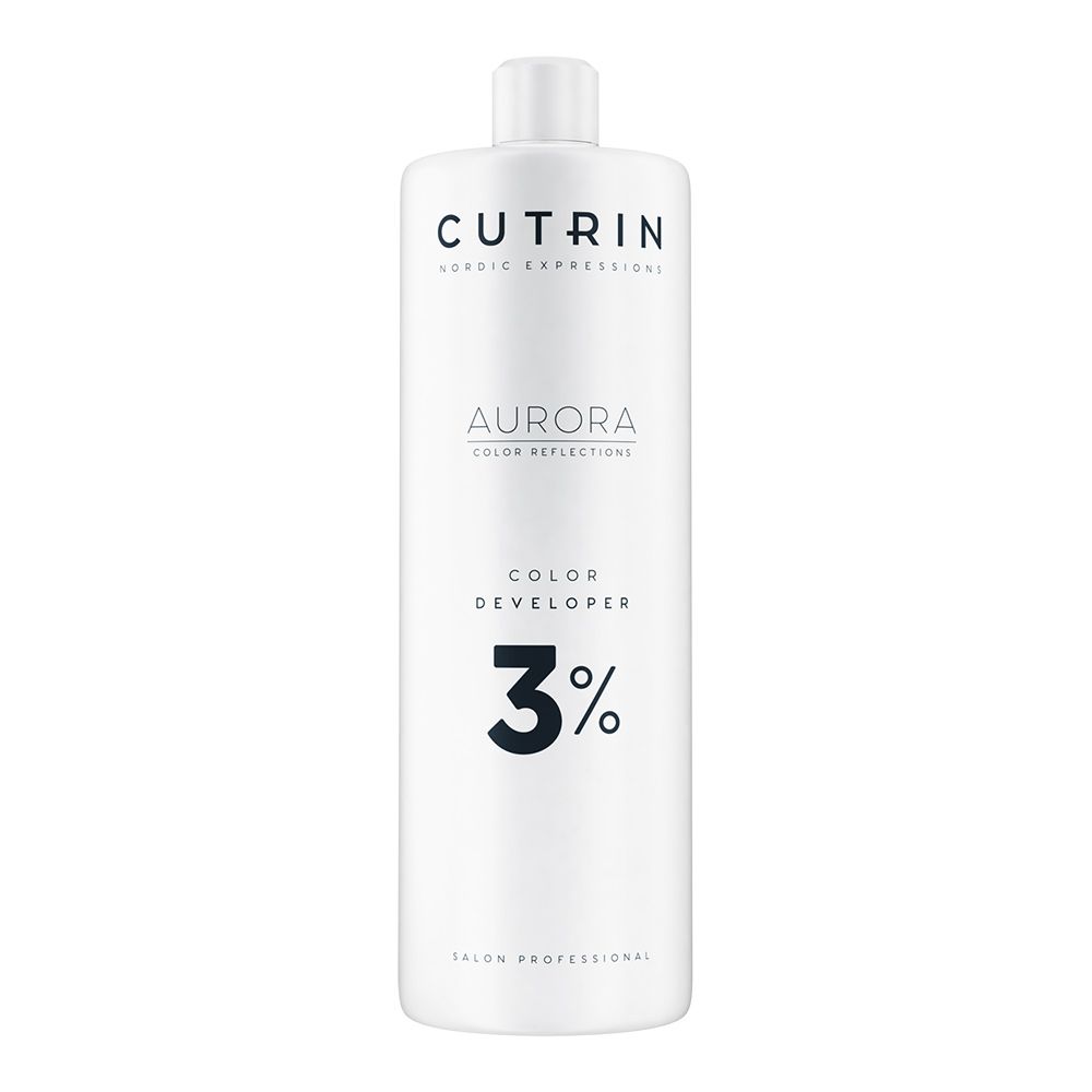 Проявитель Cutrin Aurora Color Developer 3% 1000 мл cutrin шампунь color для сохранения а 100 мл