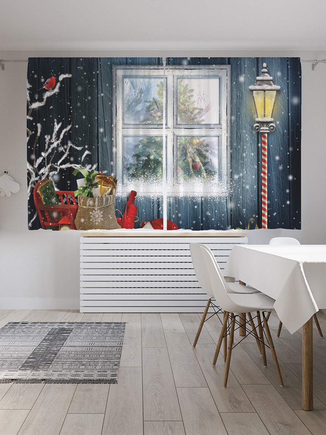 

Шторы под лён «Игрушки у окна», серия Oxford DeLux, 290х180 см